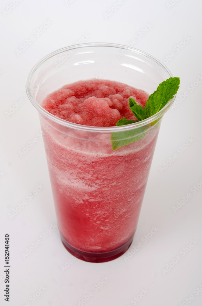 Refreshing and Cool Frozen Fruit Slush Drink Refreshing and Cool Frozen Fruit Slush Drink