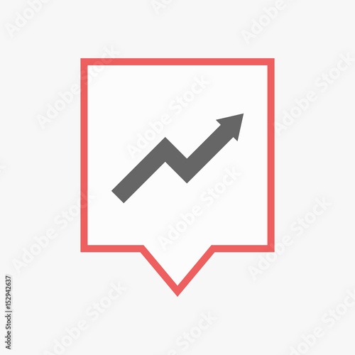 Isolated tooltip with a graph