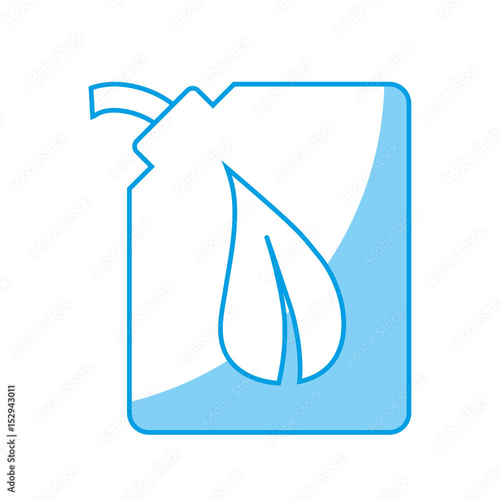 oil gallon with leaf icon over white background. vector illustration oil gallon with leaf icon over white background. vector illustration