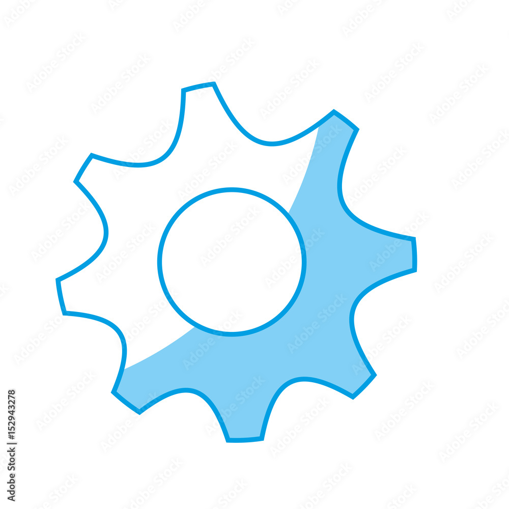 gear wheel icon over white background. vector illustration gear wheel icon over white background. vector illustration