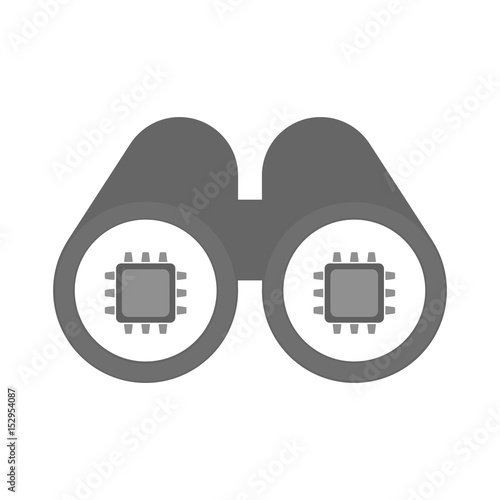 Isolated binoculars with