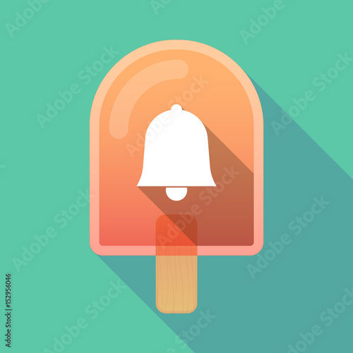 Long shadow ice cream with a bell