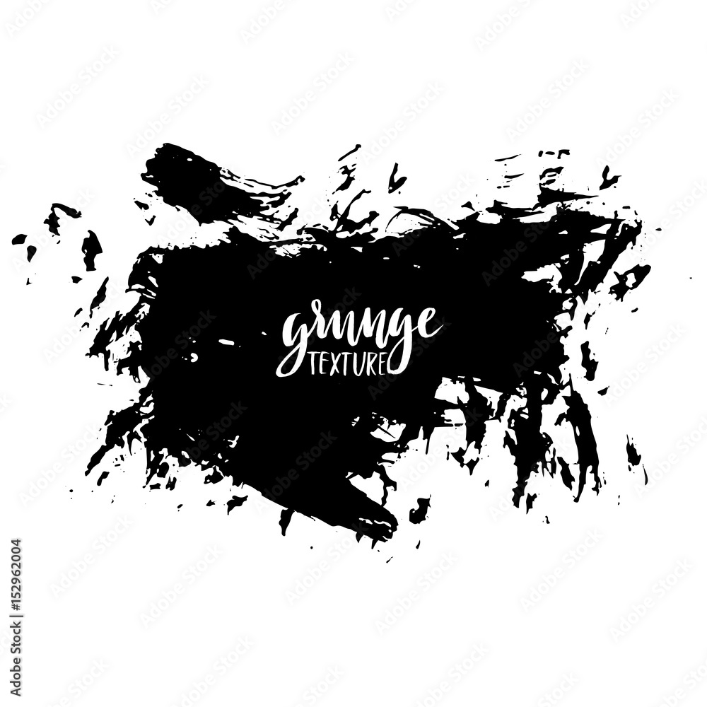 Ink vector brush strokes. Vector illustration. Grunge hand drawn watercolor texture. Space for text. Ink vector brush strokes. Vector illustration. Grunge hand drawn watercolor texture. Space for text.
