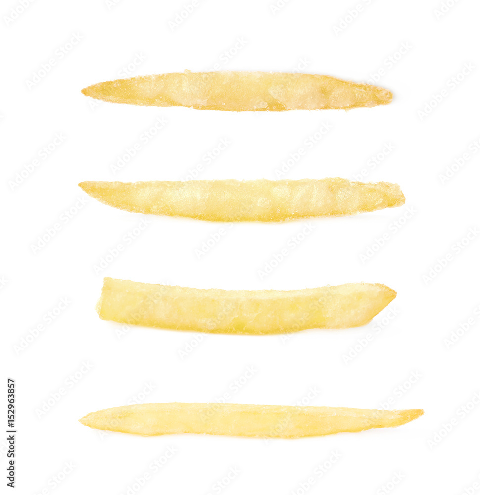 Single potato french fry chip Single potato french fry chip