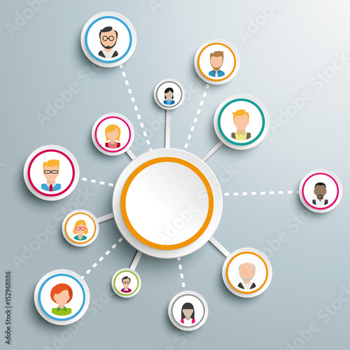 Infographic Network Humans