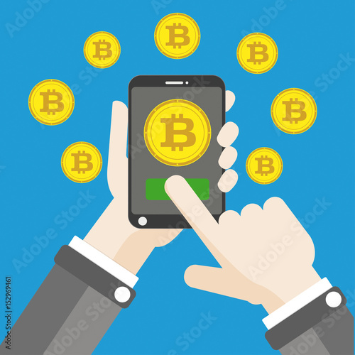 Bezahlung per Smartphone mit Bitcoins