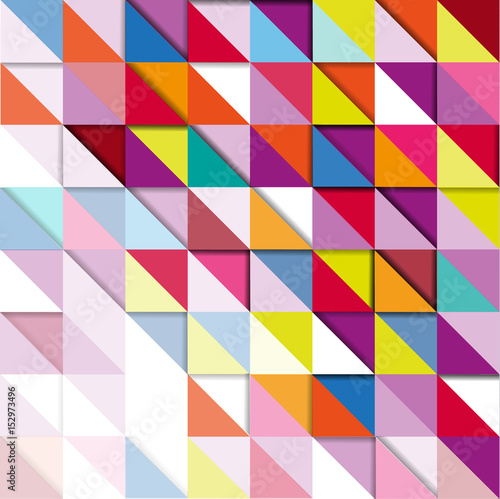 Wallpaper Mural Abstract, vector background with color mosaic Torontodigital.ca