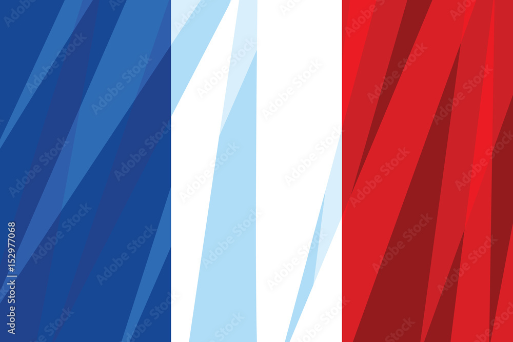 The national flag of France The national flag of France