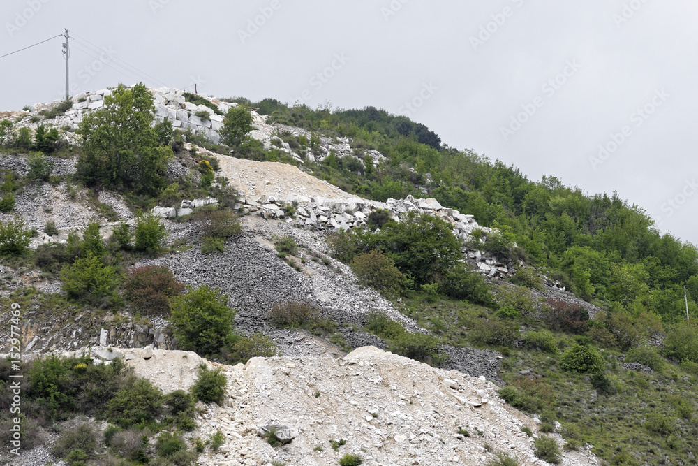 Fototapeta premium very nice view of marble quarry