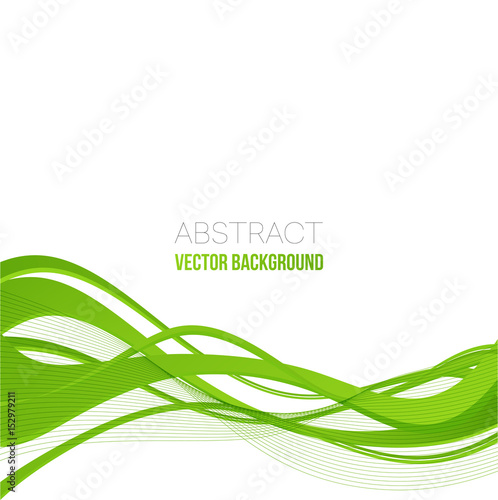 Abstract curved lines background.