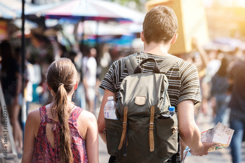 Backpack in Chatuchak Market Shopping