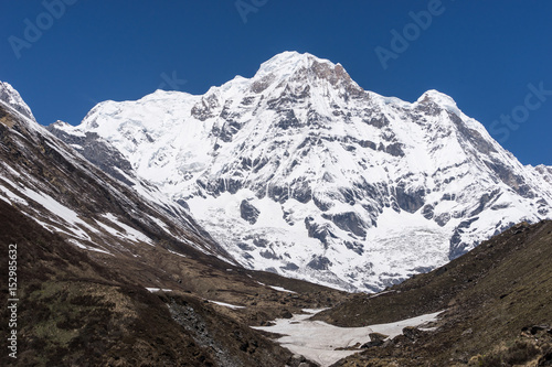 Annapurna south mountain peak, ABC, Pokhara, Nepal