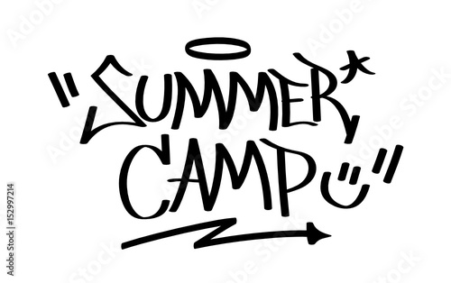 "SUMMER CAMP" Graffiti Tag