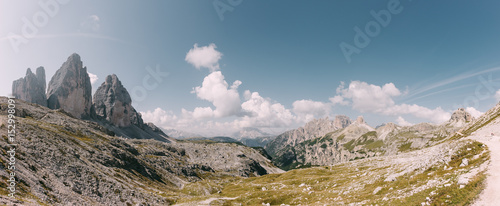 Die Drei Zinnen in den Dolomiten, Italien