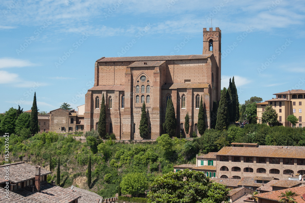 Basilica of San Domenico. Siena (Italy)