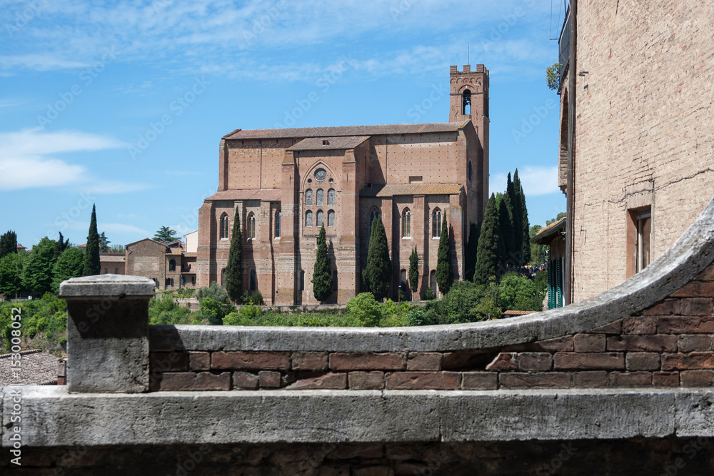 Basilica of San Domenico. Siena (Italy)