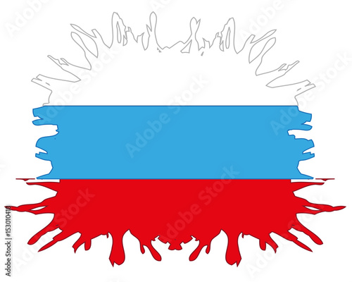 Flag to Russia inkblot