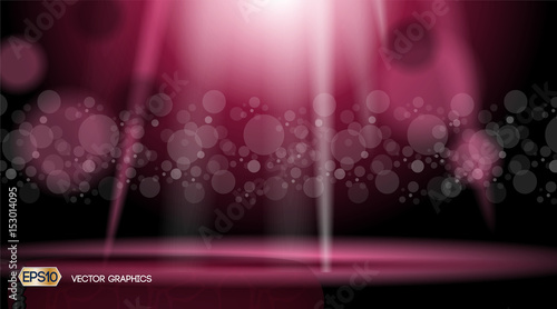 Glamorous lights waves sparkling effects background. Vector illustration for ads, print, infographics, poster