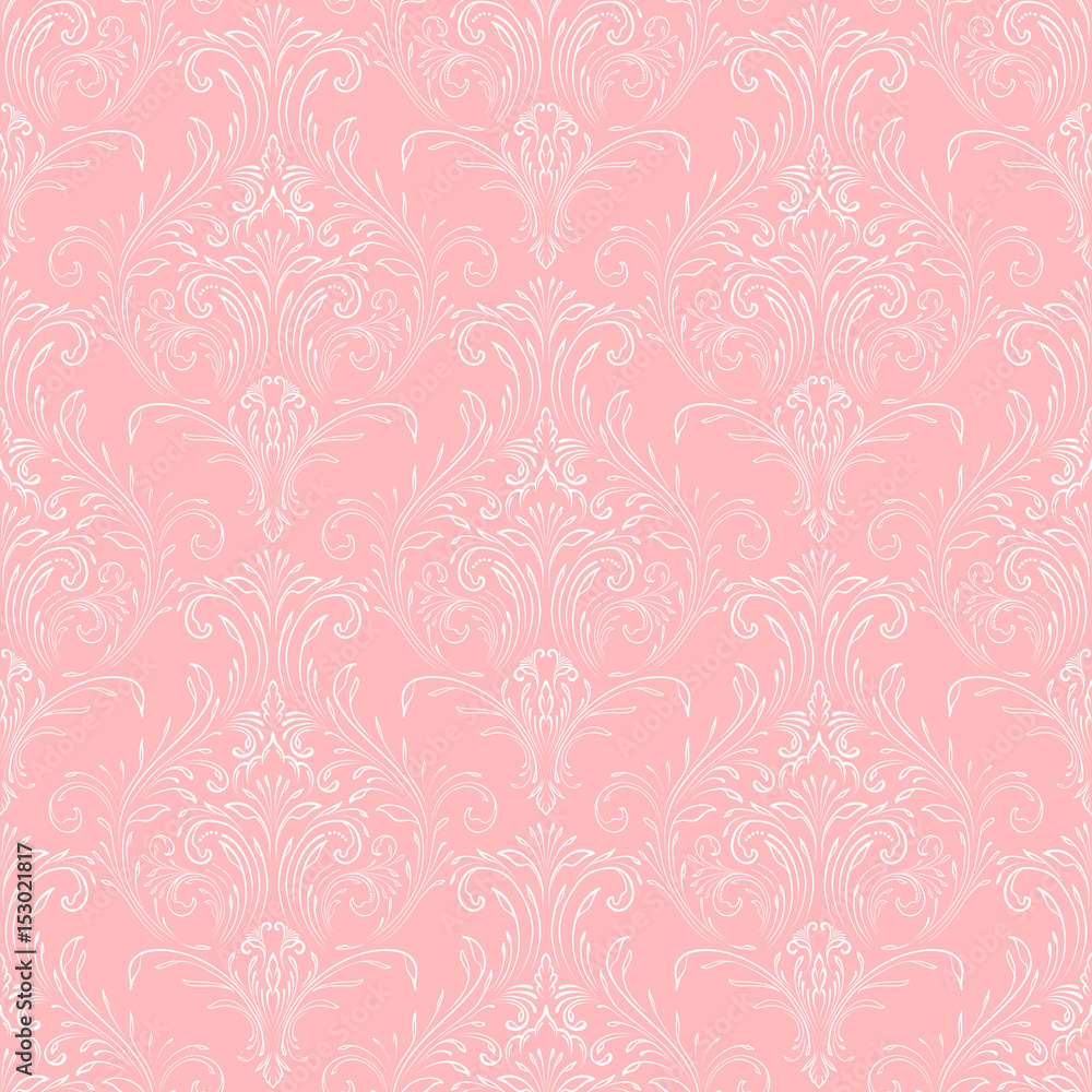 Vector damask seamless pattern background. Classical luxury old fashioned damask ornament, royal victorian seamless texture for wallpapers, textile, wrapping. Exquisite floral baroque template Vector damask seamless pattern background. Classical luxury old fashioned damask ornament, royal victorian seamless texture for wallpapers, textile, wrapping. Exquisite floral baroque template