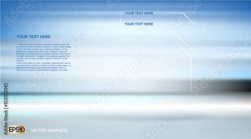 Blurred motion view background Vector illustration for mockup, posters, print. Place for text or logo