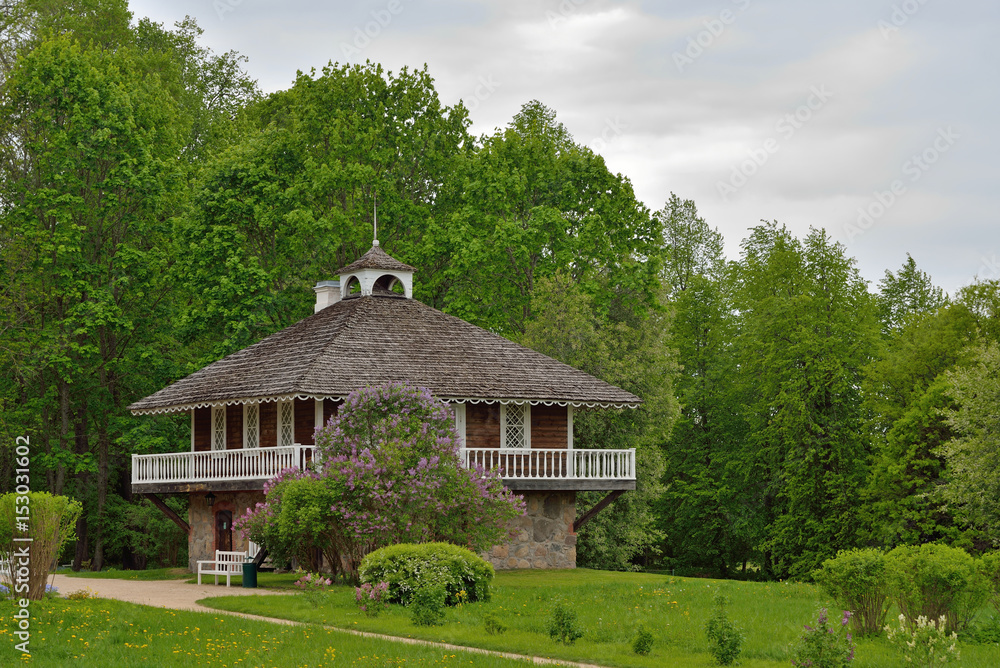 Old house Hannibal in the territory of the state Museum-reserve of A. S. Pushkin - Petrovskoe Old house Hannibal in the territory of the state Museum-reserve of A. S. Pushkin - Petrovskoe