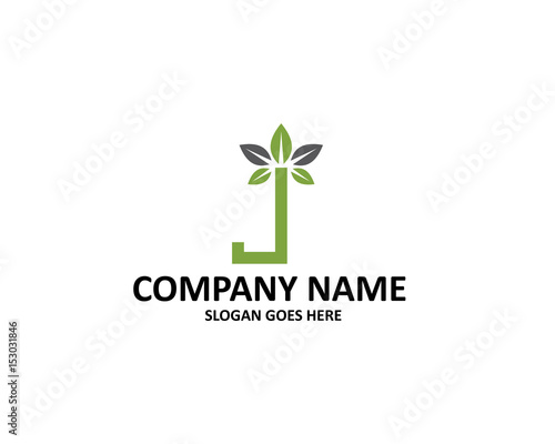 J Letter Leaf Logo