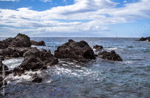 View of a rocky coast © robertdering