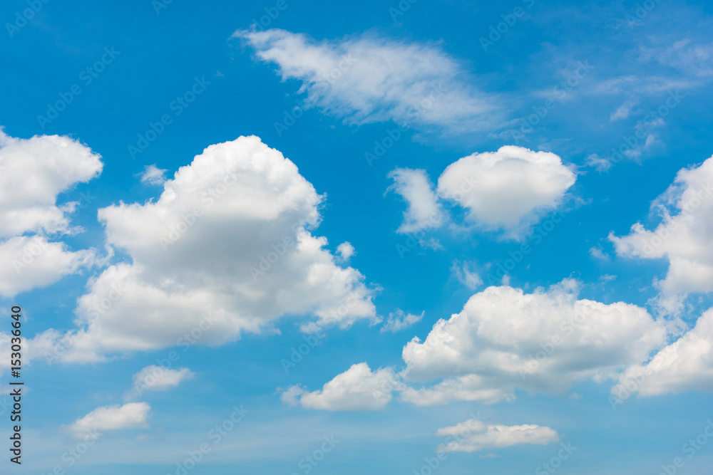 Natural background-Cloudscape. Blue sky and white cloud Natural background-Cloudscape. Blue sky and white cloud