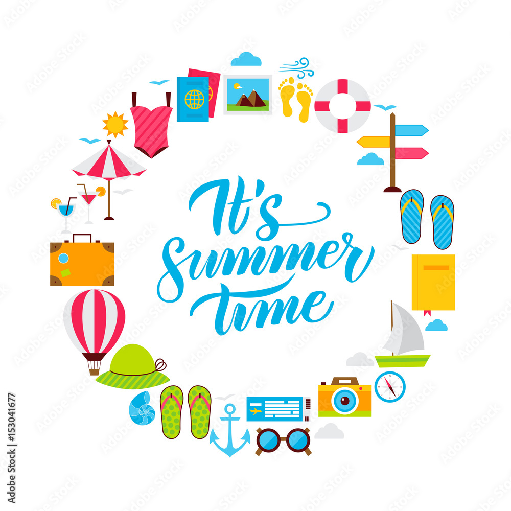 Summer Time Flat Circle Summer Time Flat Circle