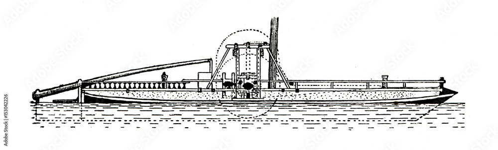 Obraz premium Self-propelled vessel 