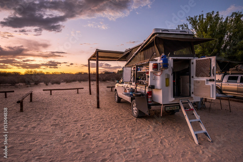 Camping in der Kalahari