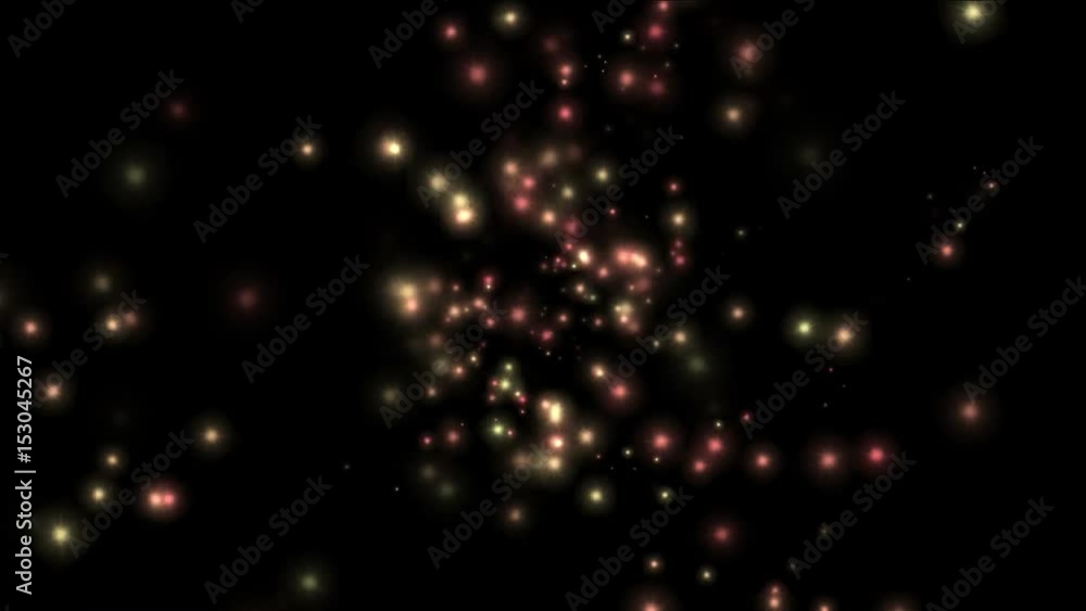 4k flying color shine particle & dots light in space,vj background. 4k flying color shine particle & dots light in space,vj background.