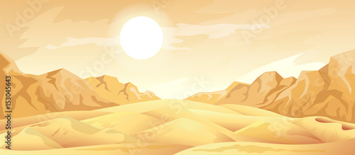 Fototapeta Desert landscape background
