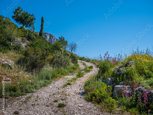 Walking path at La Turbie	