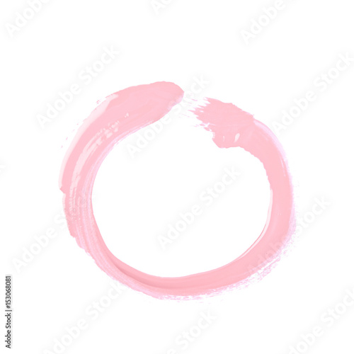 Circle made with a paint st...