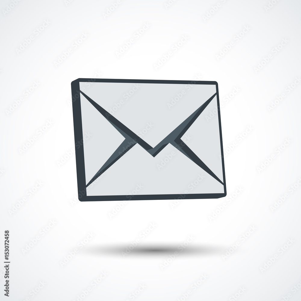 mail, envelope, letter post on white background isolated object abstract mail, envelope, letter post on white background isolated object abstract
