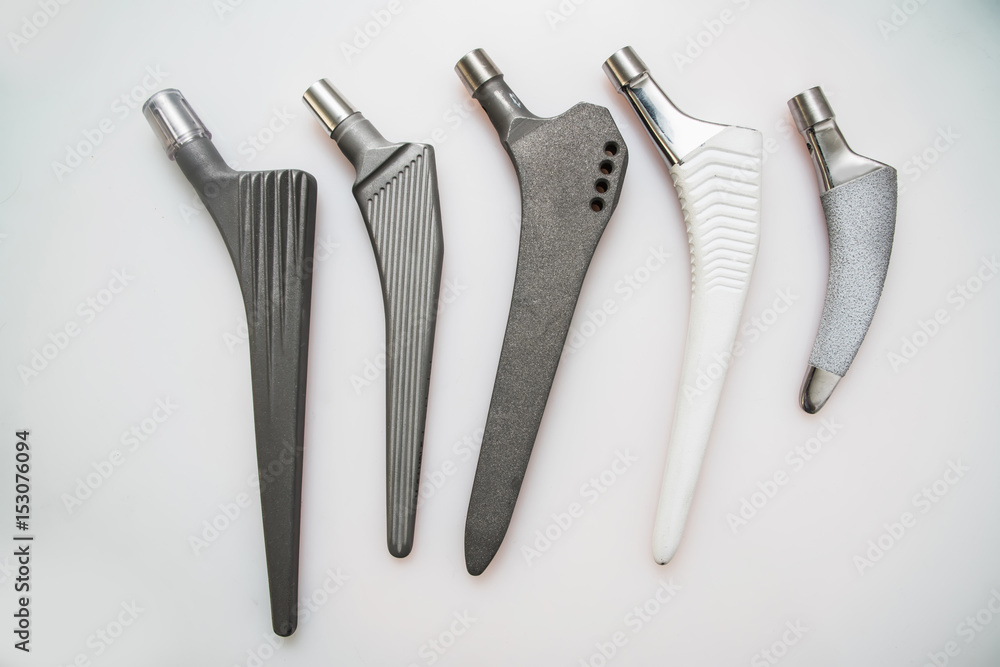 close up of lots of parts for transplantation of the joints of the feet lie close up of lots of parts for transplantation of the joints of the feet lie