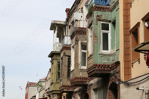 Old Buildings in Balat District, Istanbul