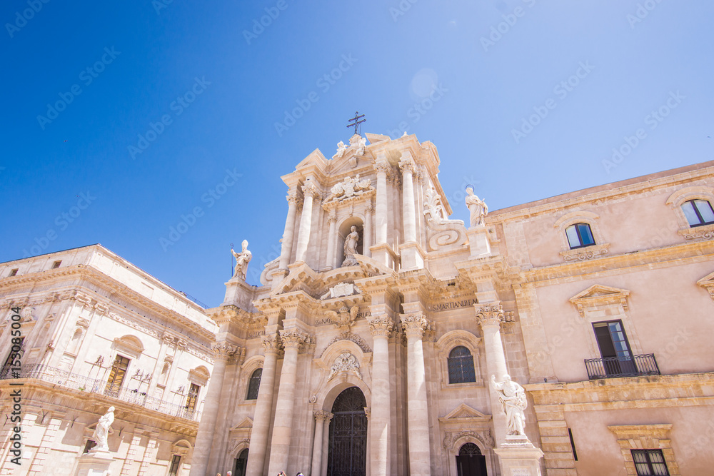 Duomo of Syracuse, Ortigia island, Sicily, Italy.