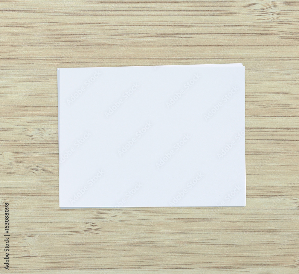 White Paper On Wood Table Of Background White Paper On Wood Table Of Background