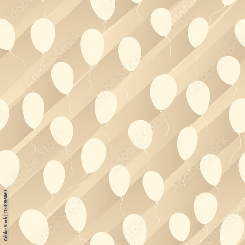 Seamless abstract background with air balloons.