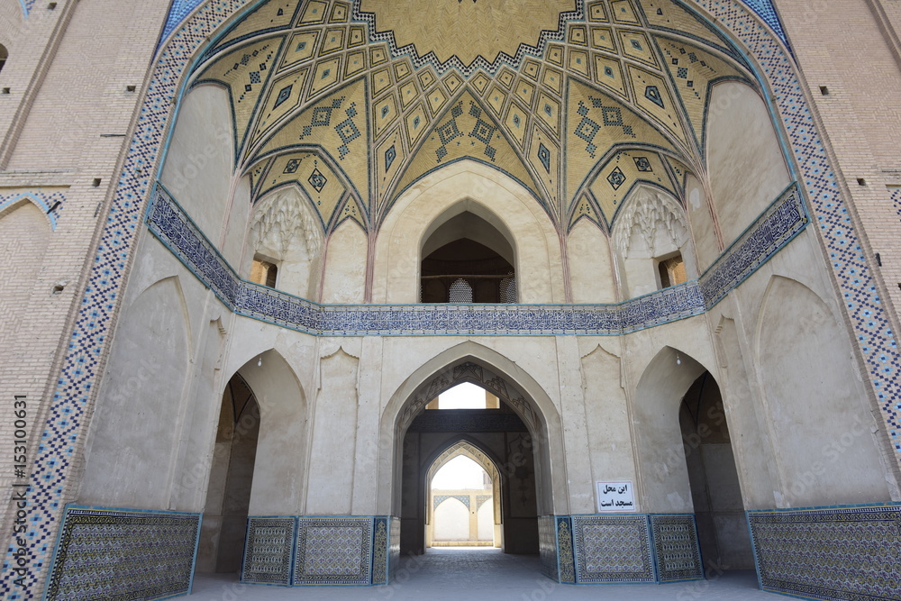 Agha Bozorg is the name of one of the finest mosques in Kashan, Iran.