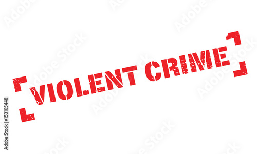 Violent Crime rubber stamp. Grunge design with dust scratches. Effects can be easily removed for a clean, crisp look. Color is easily changed.