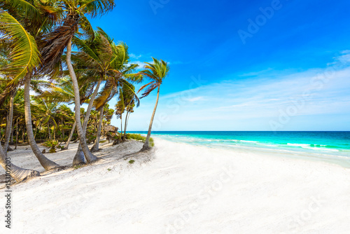 Riviera Maya - paradise beaches in Quintana Roo, Mexico - Caribbean coast photo