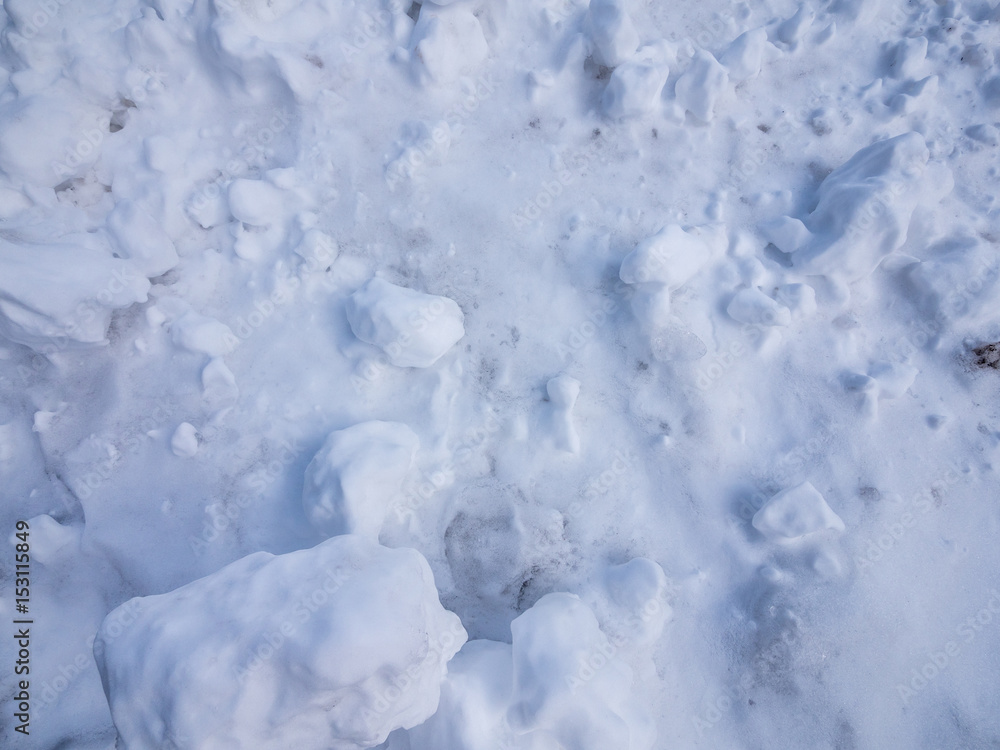 Closeup snow surface and texture on ground, white background of snow textured, source for graphic design. Closeup snow surface and texture on ground, white background of snow textured, source for graphic design.