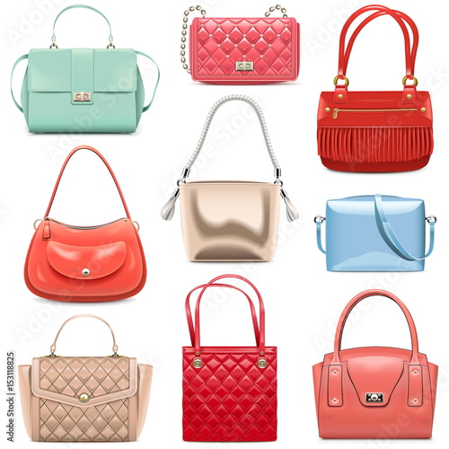 Vector Fashion Handbags photo