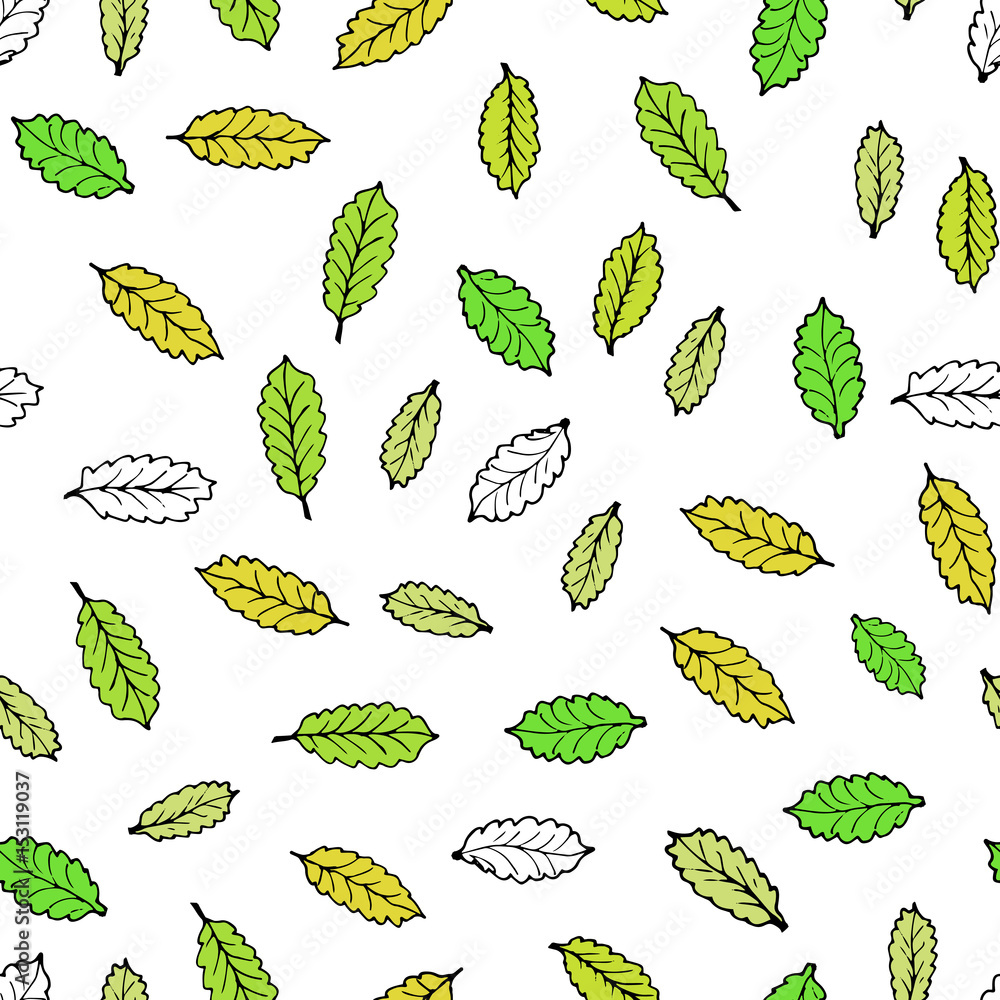 Hand Drawn Nature Pattern Hand Drawn Nature Pattern