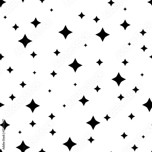Star seamless pattern. Seamless pattern with stars. Seamless geometric pattern. Vector seamless pattern.