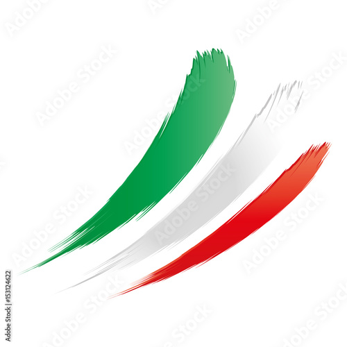 Fahne, Flagge von Italien, Italy, Italia, Rom, Roma, Länderkennung, Europa, EU, europäische Union, Wahlen, Wahlrecht, Politik, Solidarität üben, europäisches Reiseland, Vektor, isoliert