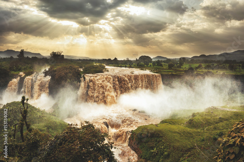Fotografie Blue Nile Falls, Tis Issat, Ethiopia, Africa